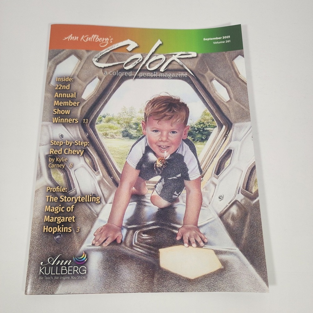 Color Magazine September 2021 Ann Kullberg Colored Pencil Art